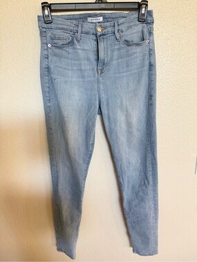 Good American Good Waist Skinny Jeans Light Wash Size 8/29